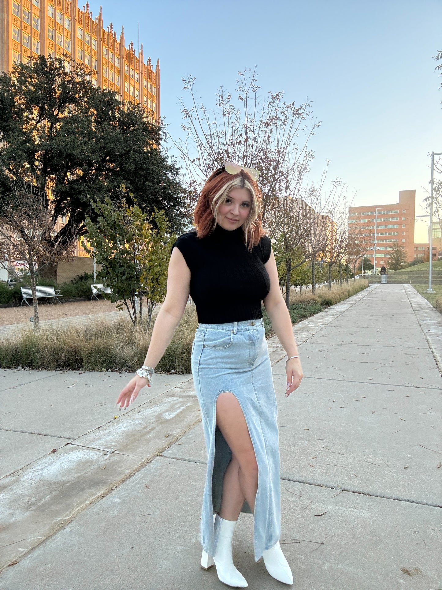 Hazel Denim Skirt